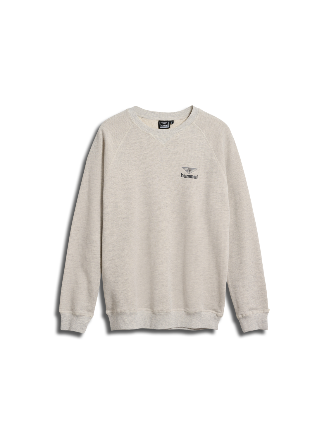 hmlHIVE LUCAS SWEATSHIRT, GREY MELANGE, packshot