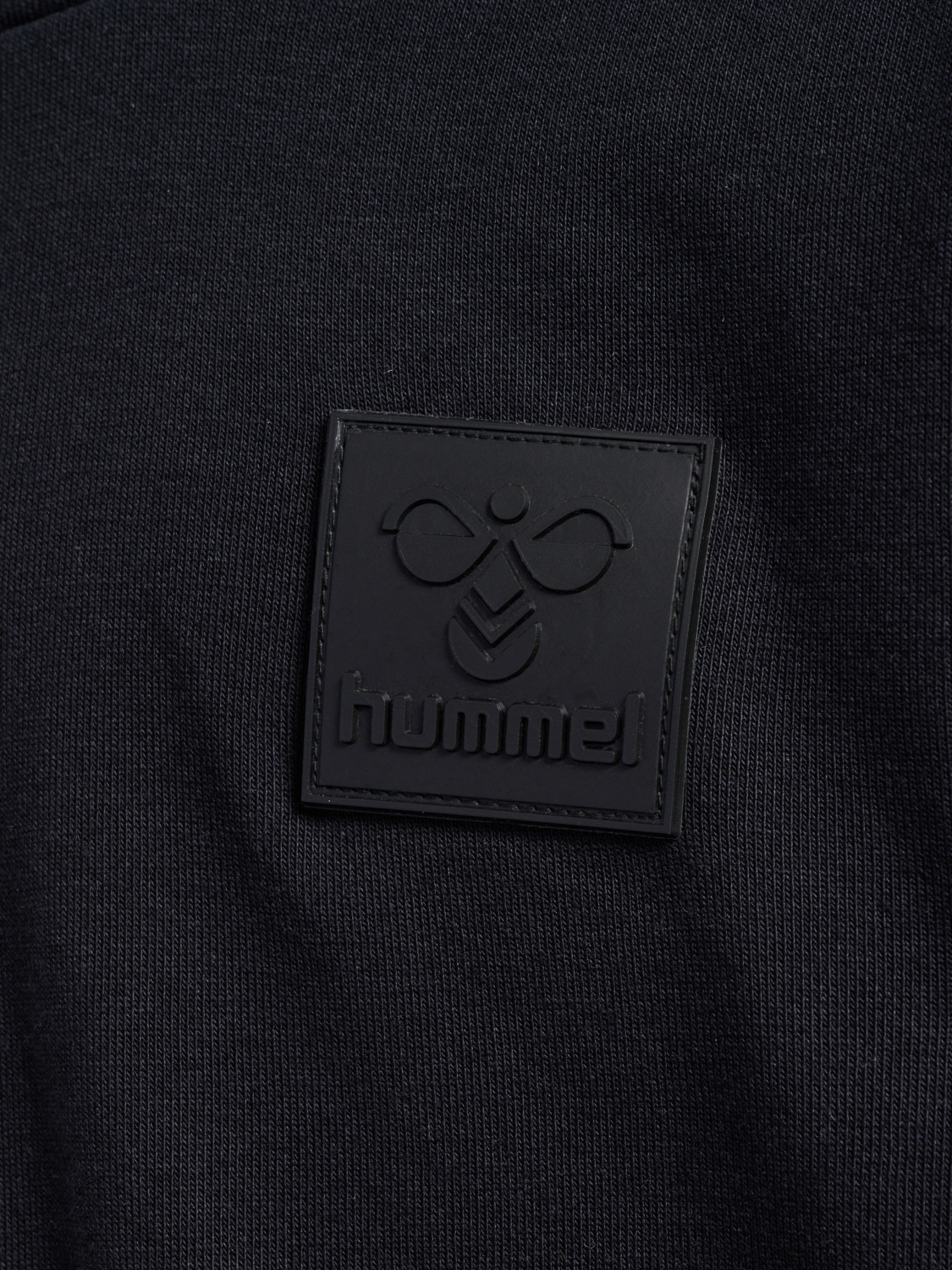 hmlCLEAN HOODIE, BLACK, packshot