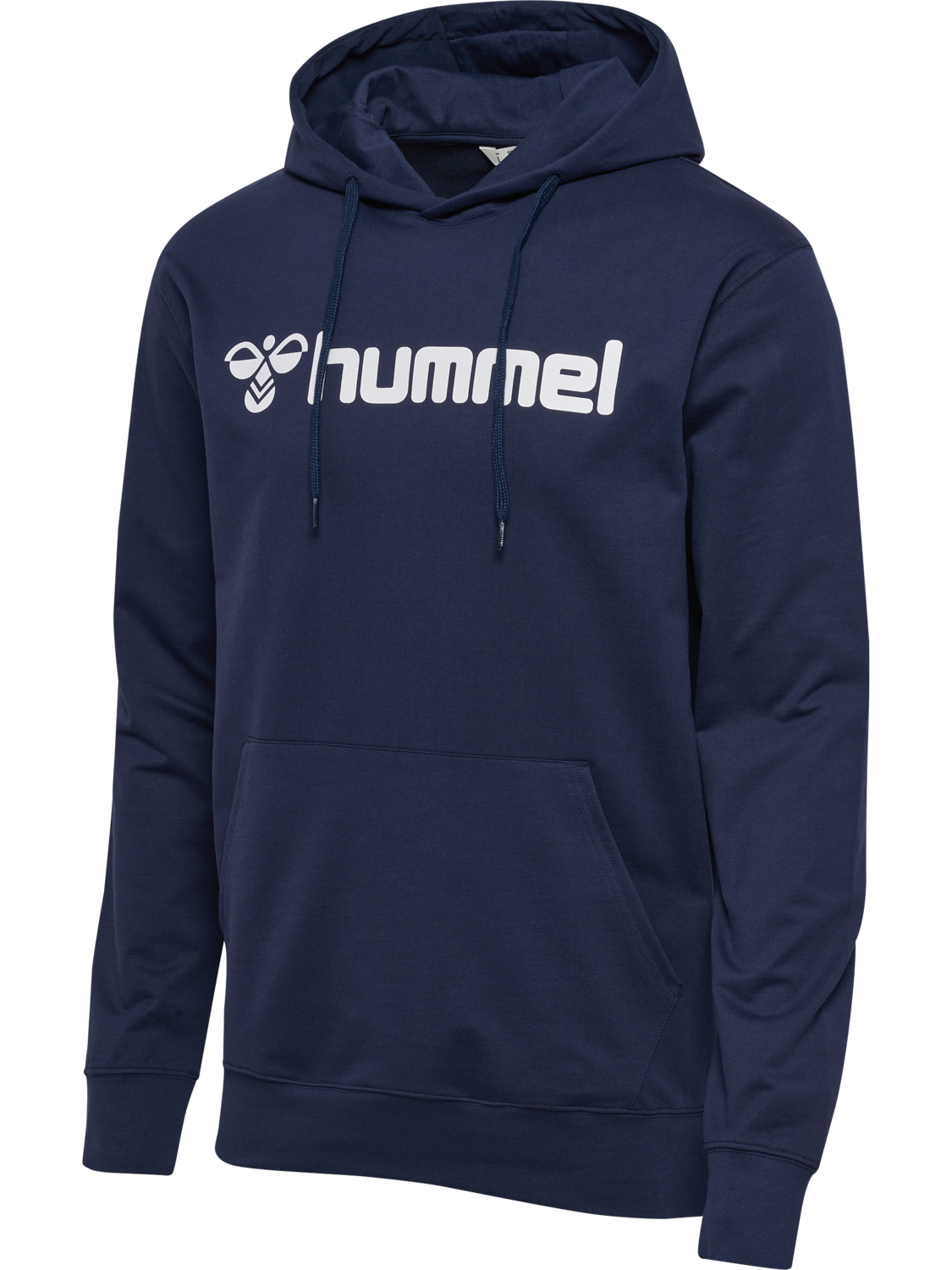hmlGO 2.0 LOGO HOODIE, MARINE, packshot
