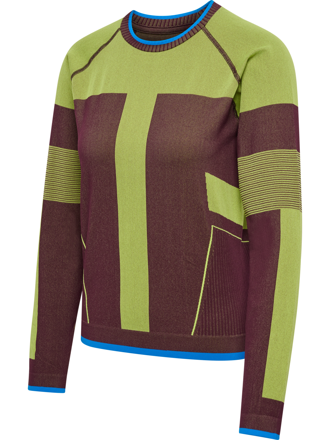 hmlSEAMLESS TEE LS, FIG, packshot