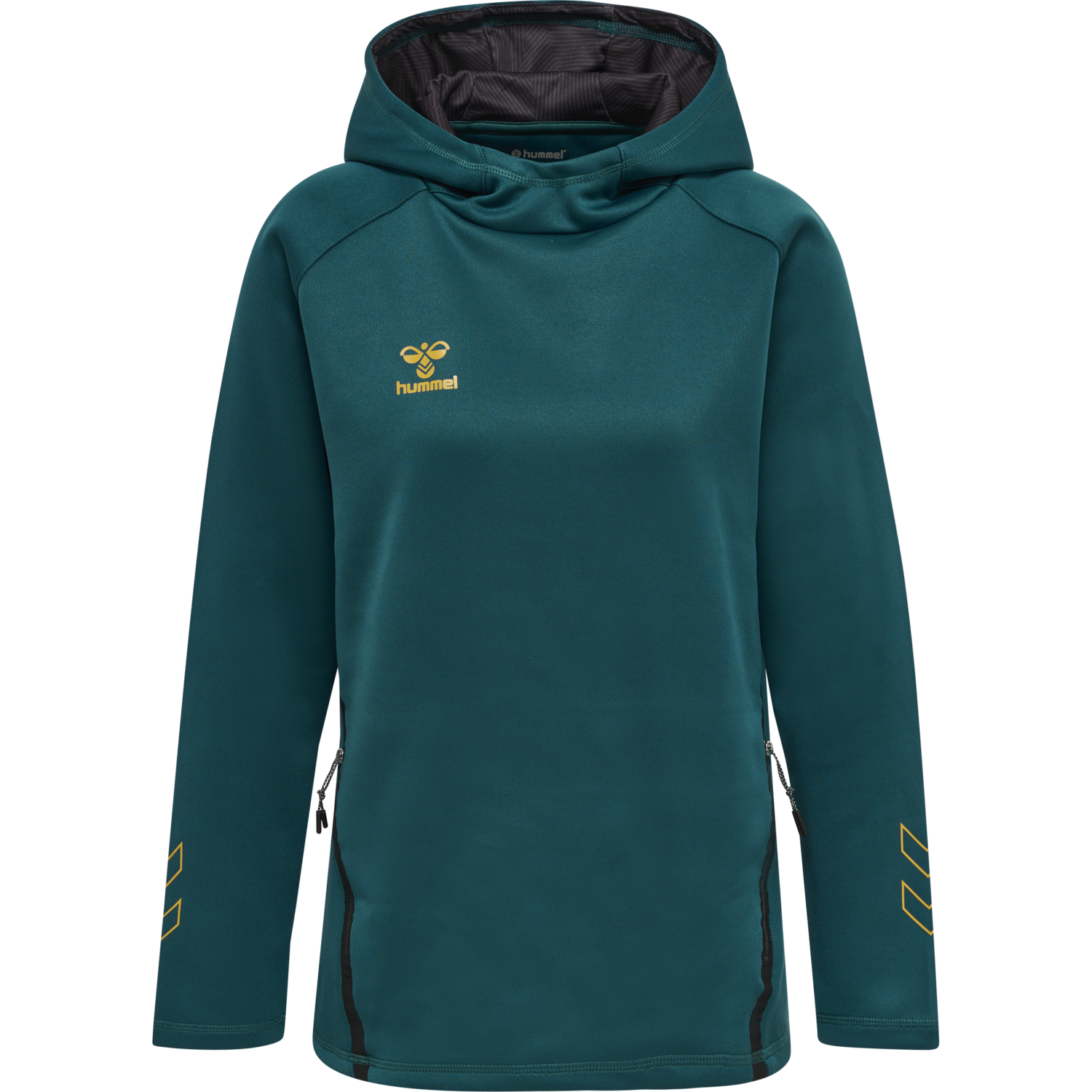 hmlCIMA XK HOODIE WOMAN, BLUE CORAL, packshot