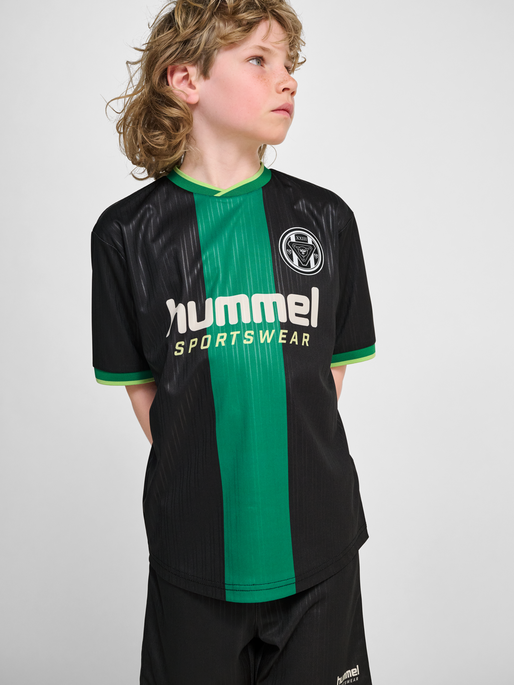 hmlJR LOOSE BALL  JERSEY S/S SET, BLACK, model