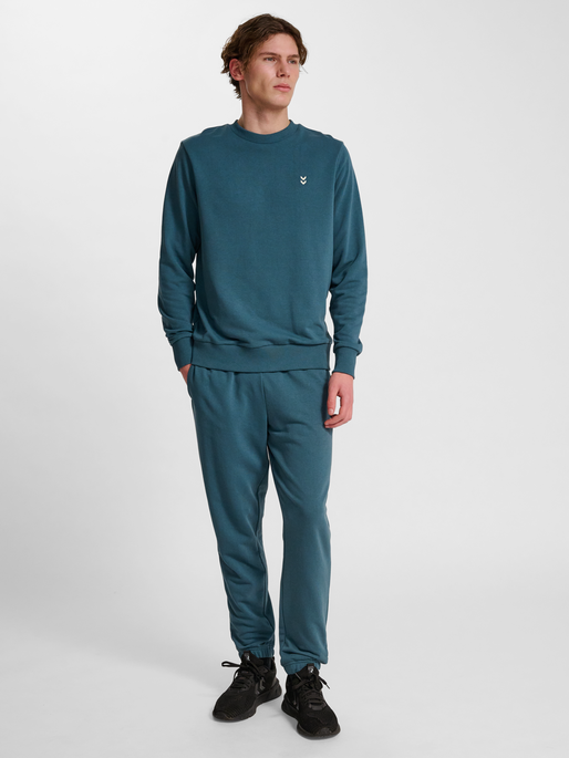 hmlPULSE SWEAT CREWNECK, STARGAZER, model