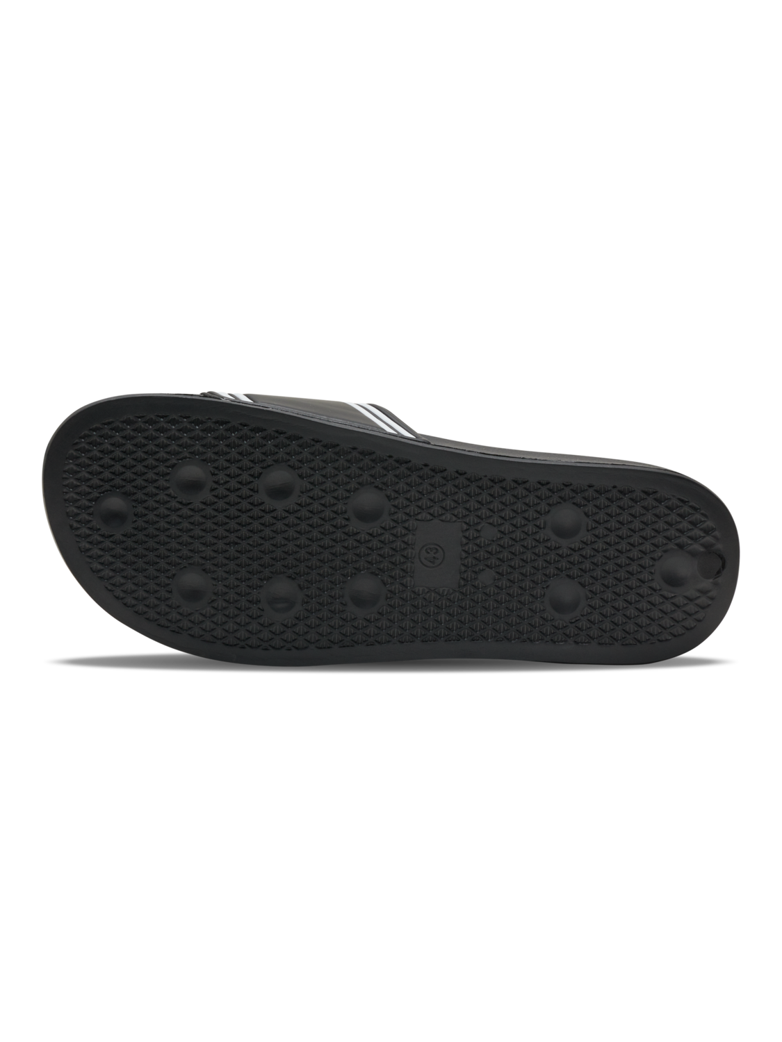 POOL SLIDE RETRO, BLACK/WHITE, packshot