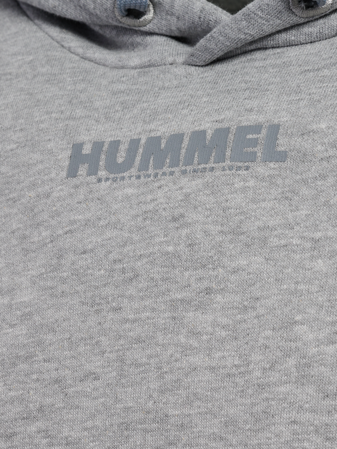 hmlLEGACY HOODIE + SHORTS SET, GREY MELANGE, packshot