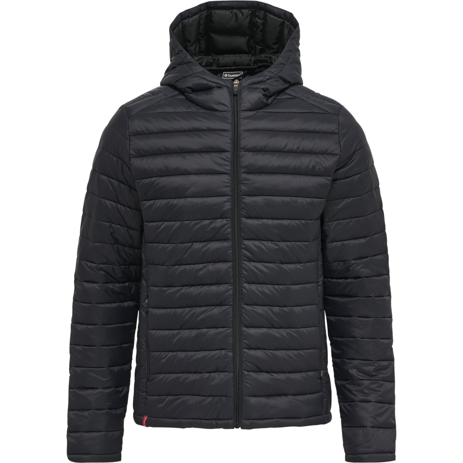hmlRED QUILTED HOOD JACKET, BLACK, packshot
