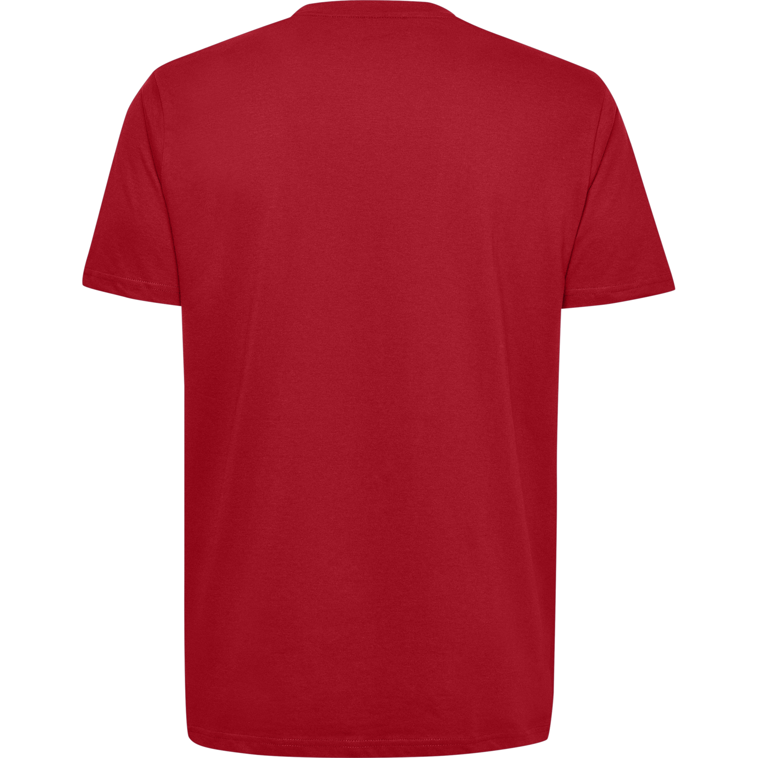 HUMMEL GO COTTON LOGO T-SHIRT S/S, TRUE RED, packshot