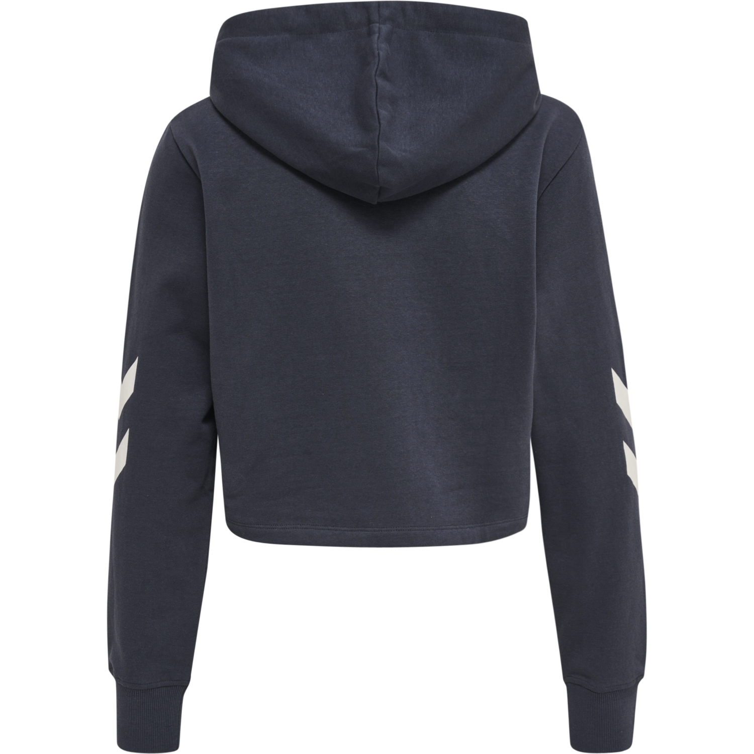 hmlLEGACY WOMAN CROPPED HOODIE, BLUE NIGHTS, packshot