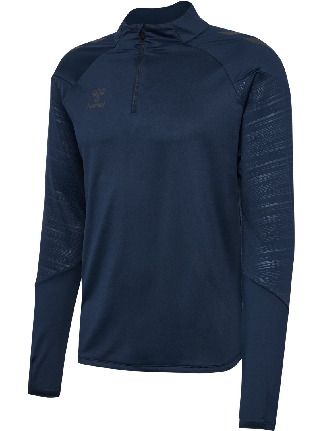 hmlPRO TRAINING HALF ZIP, MARINE, packshot