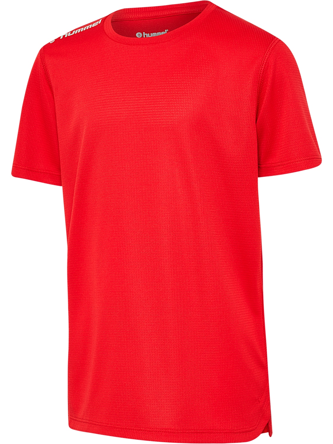hmlRUN JERSEY S/S KIDS, TANGO RED, packshot