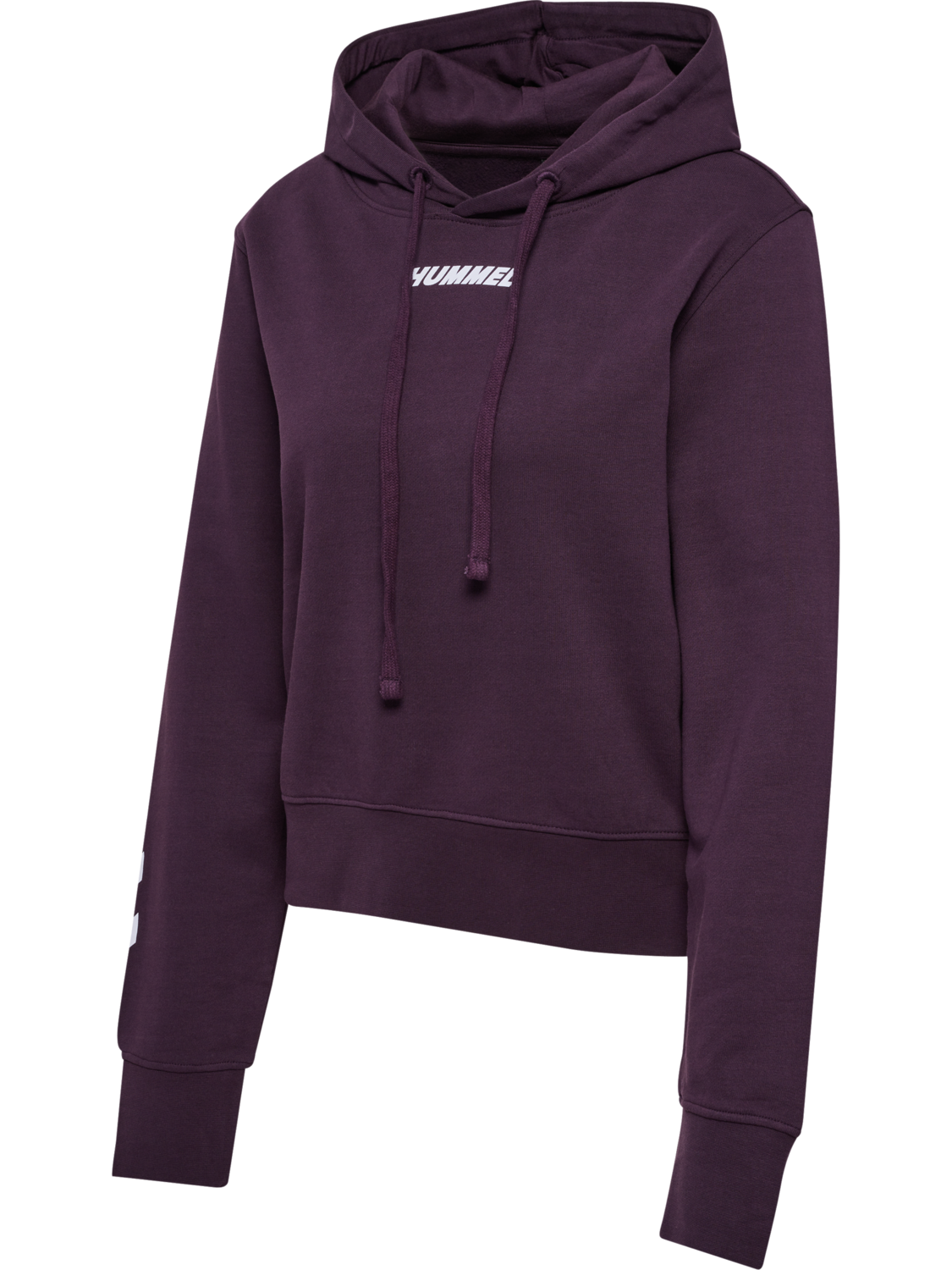 hmlELEMENTAL SHORT HOODIE WOMAN, PLUM PERFECT, packshot
