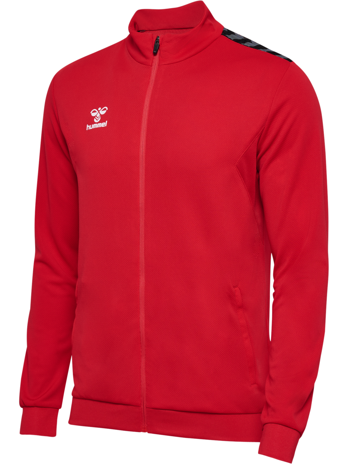 hmlAUTHENTIC PL ZIP JACKET, TRUE RED, packshot