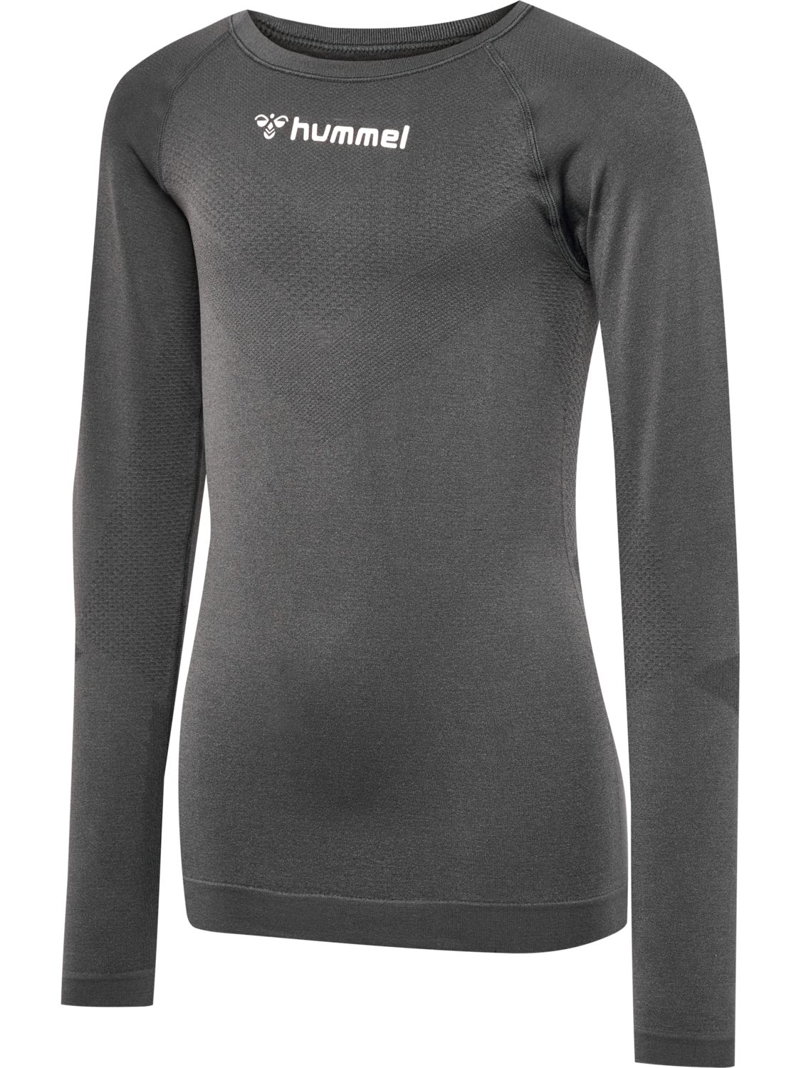 hmlBL COMFORT 2.0 TEE L/S KIDS, ASPHALT, packshot