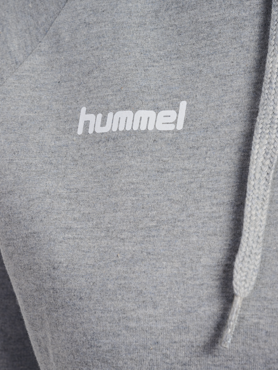 HUMMEL GO COTTON HOODIE WOMAN, GREY MELANGE, packshot