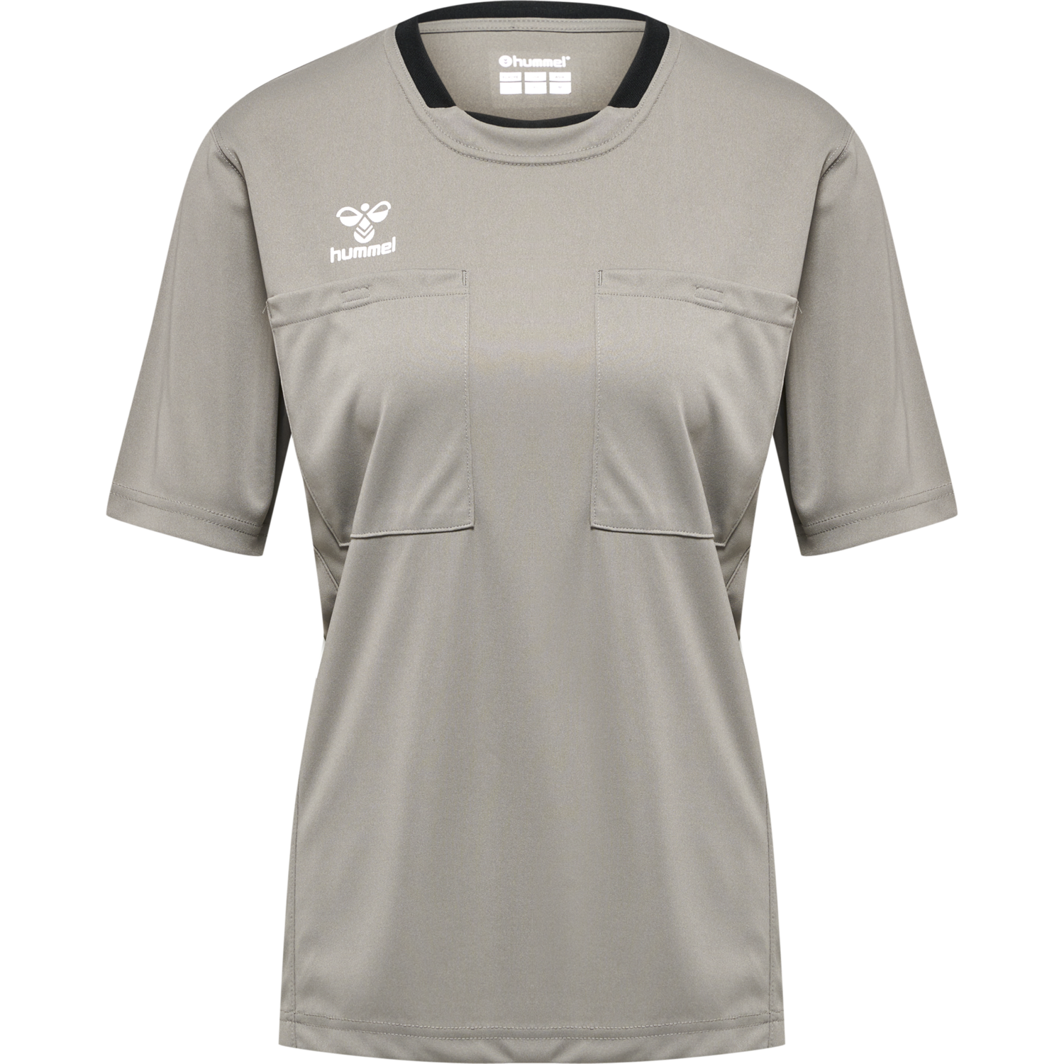 hmlREFEREE CHEVRON WO  JERSEY S/S, STEEPLE GRAY, packshot