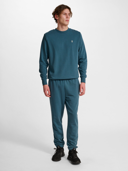 hmlPULSE SWEAT PANTS, STARGAZER, model