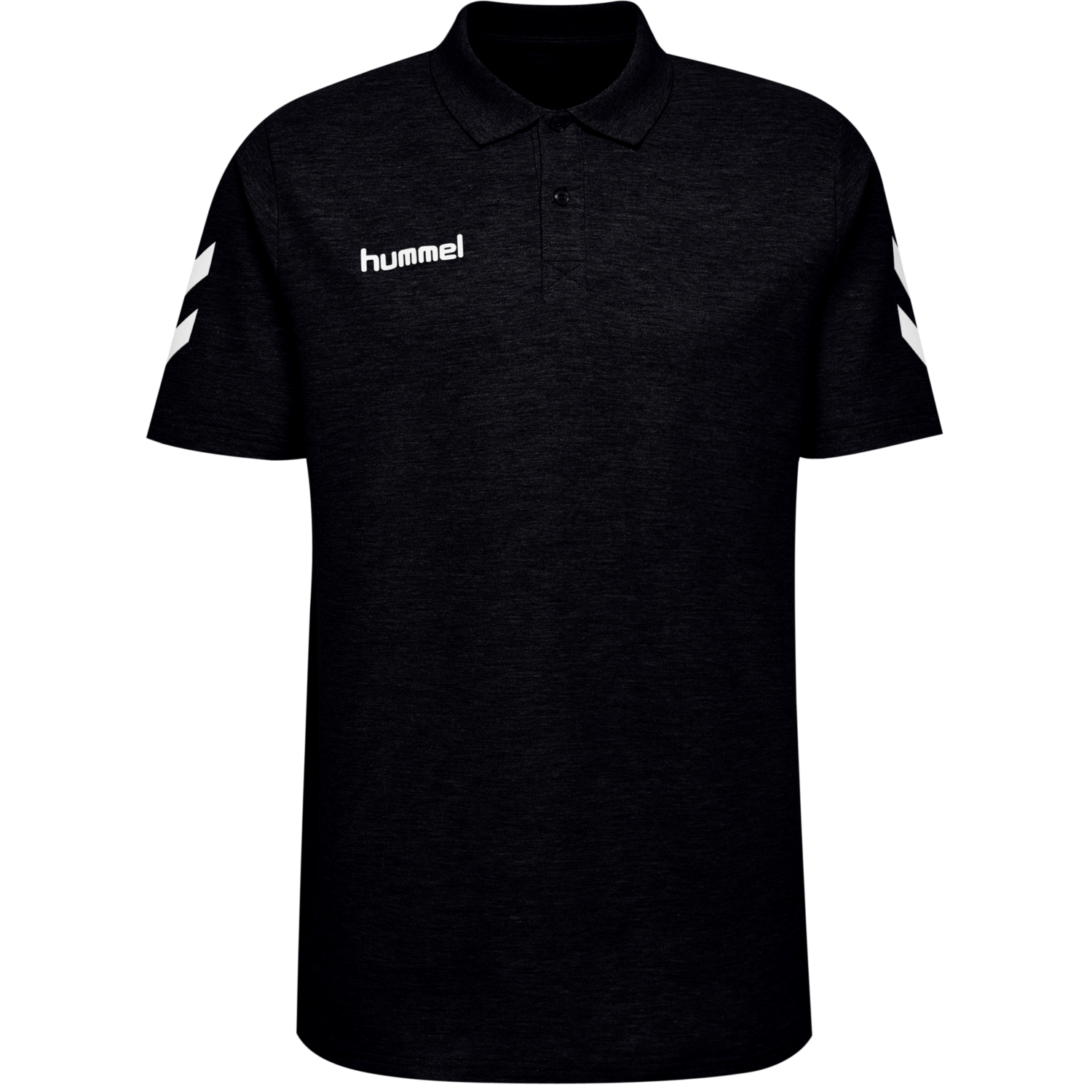 HMLGO COTTON POLO, BLACK, packshot