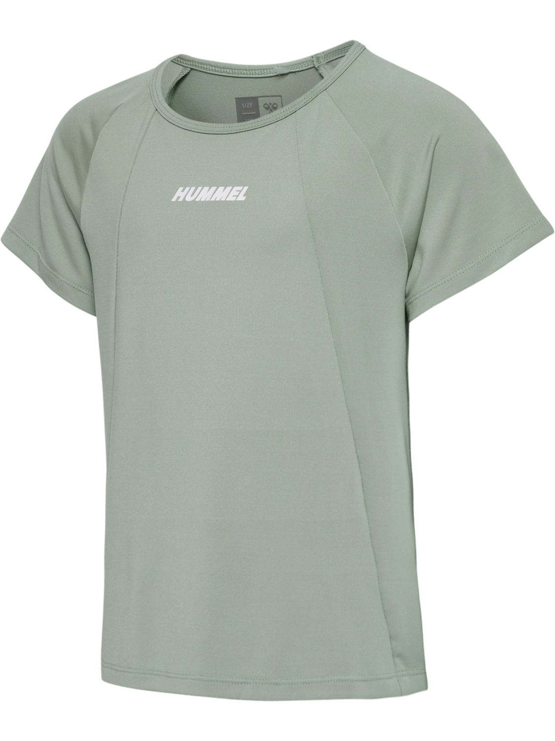 hmlLUNA TOP S/S, ICEBERG GREEN, packshot