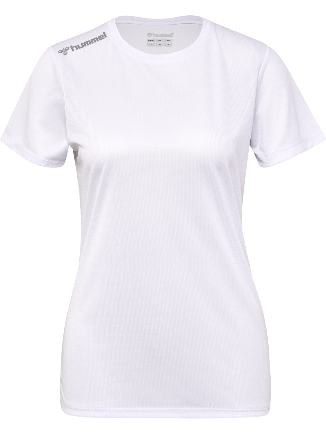 hmlRUN JERSEY S/S WOMAN, WHITE, packshot