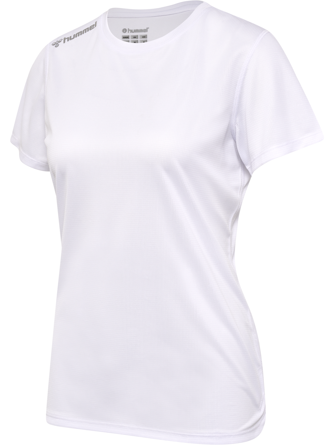 hmlRUN JERSEY S/S WOMAN, WHITE, packshot