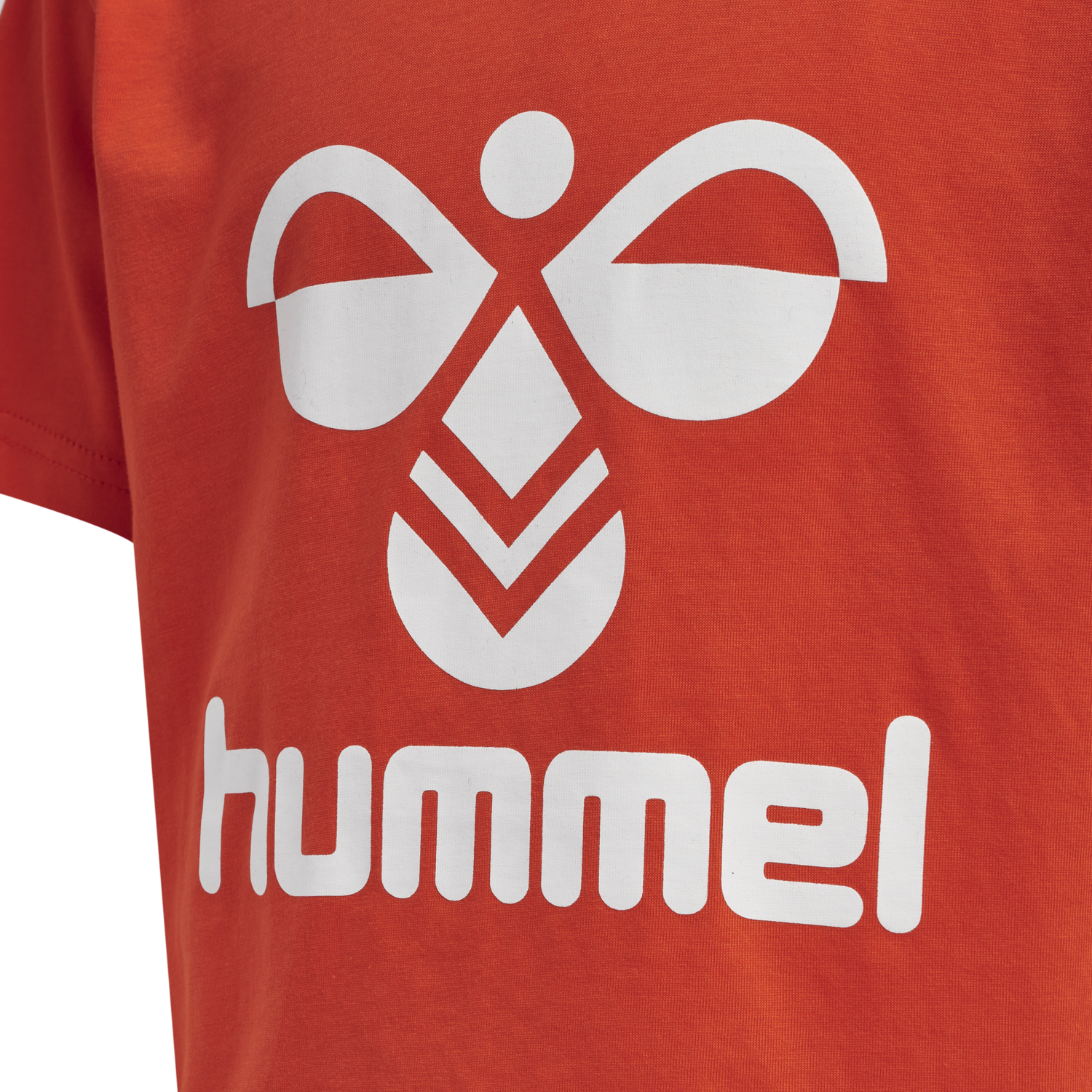 hmlTRES T-SHIRT S/S, CHERRY TOMATO, packshot