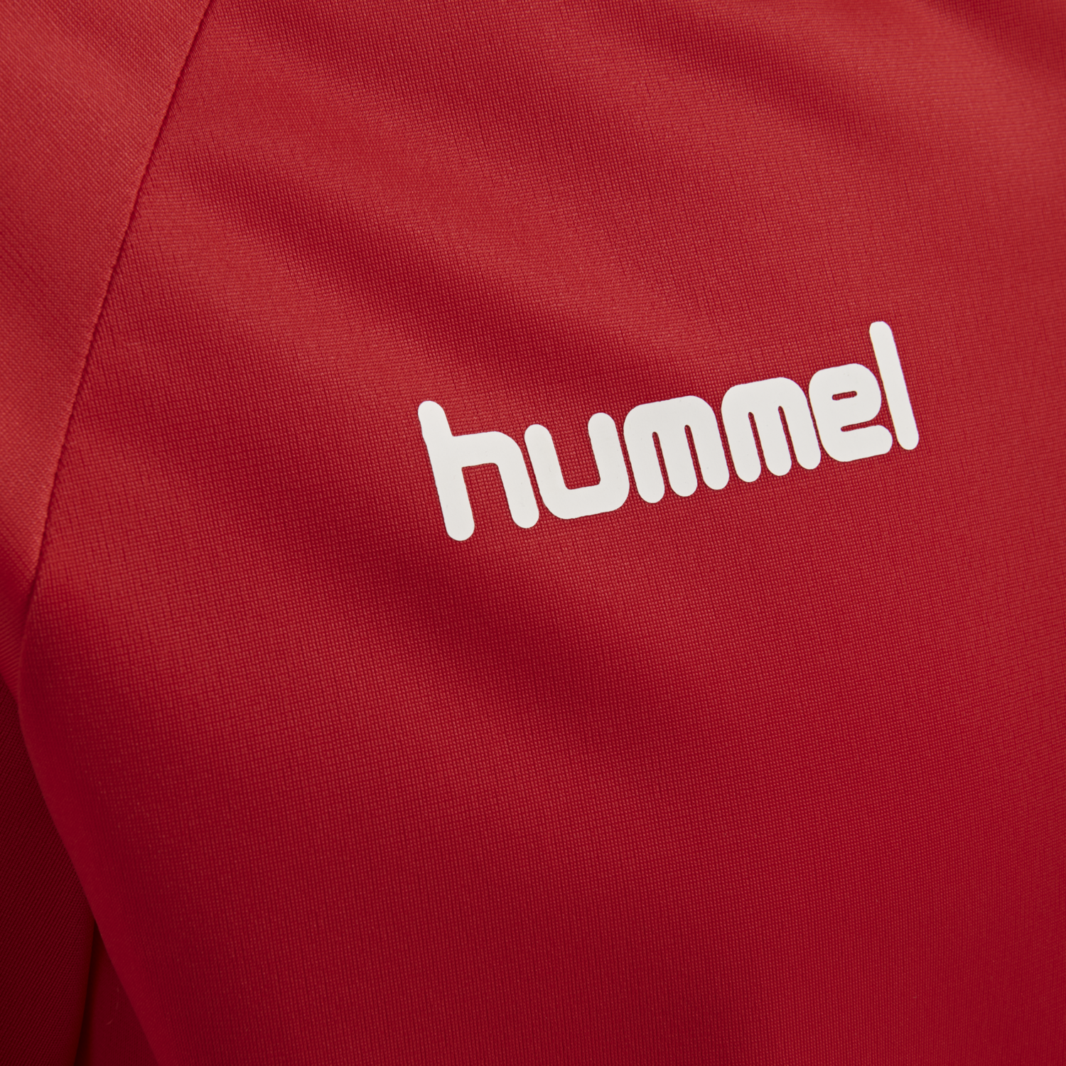 hmlPROMO POLY SWEATSHIRT, TRUE RED, packshot