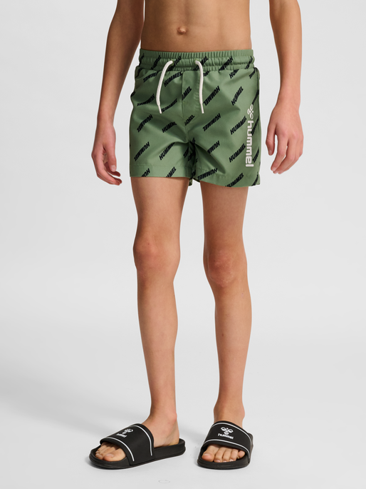 hmlCHILL BOARD SHORTS, HEDGE GREEN, model