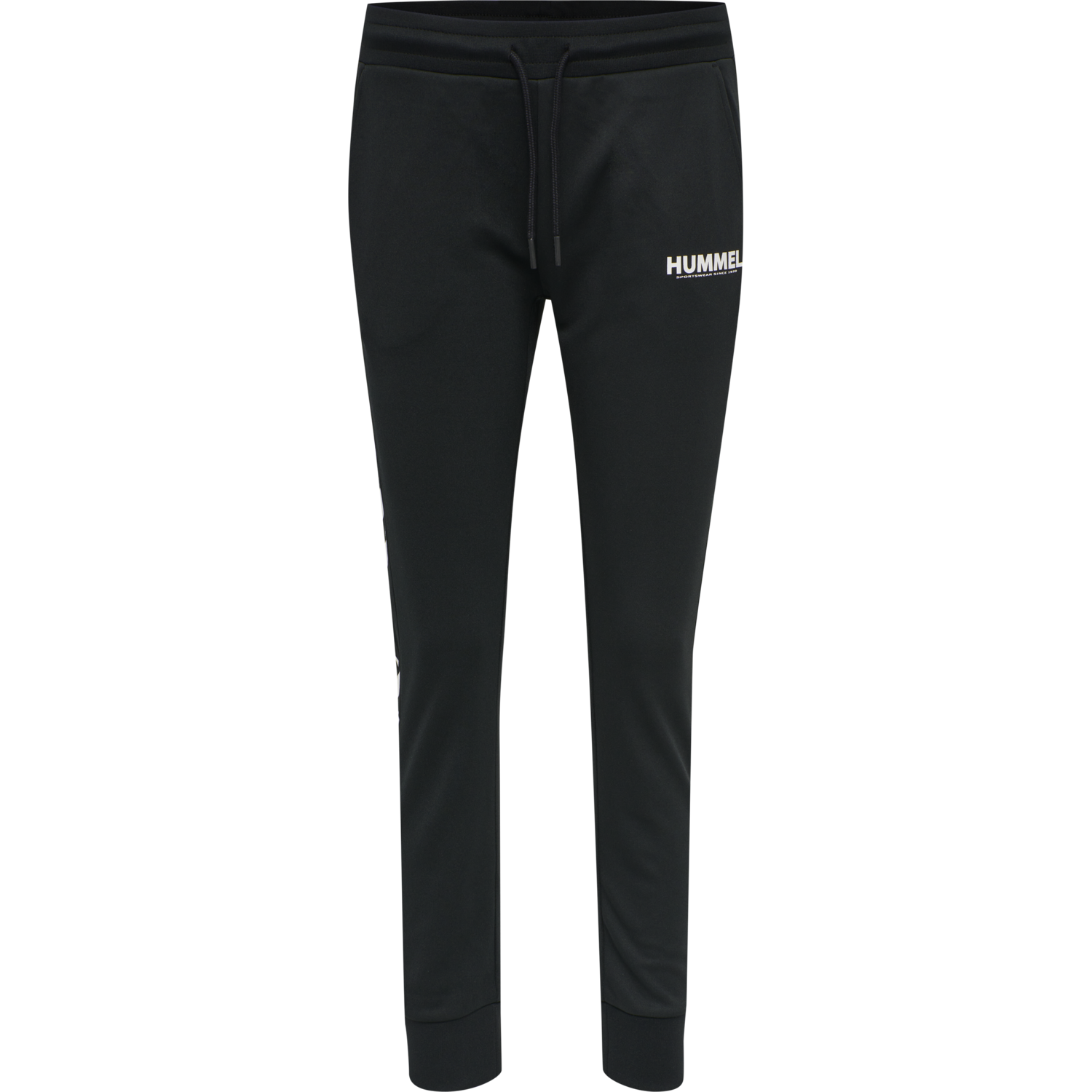 hmlLEGACY POLY WOMAN REGULAR PANTS, BLACK, packshot