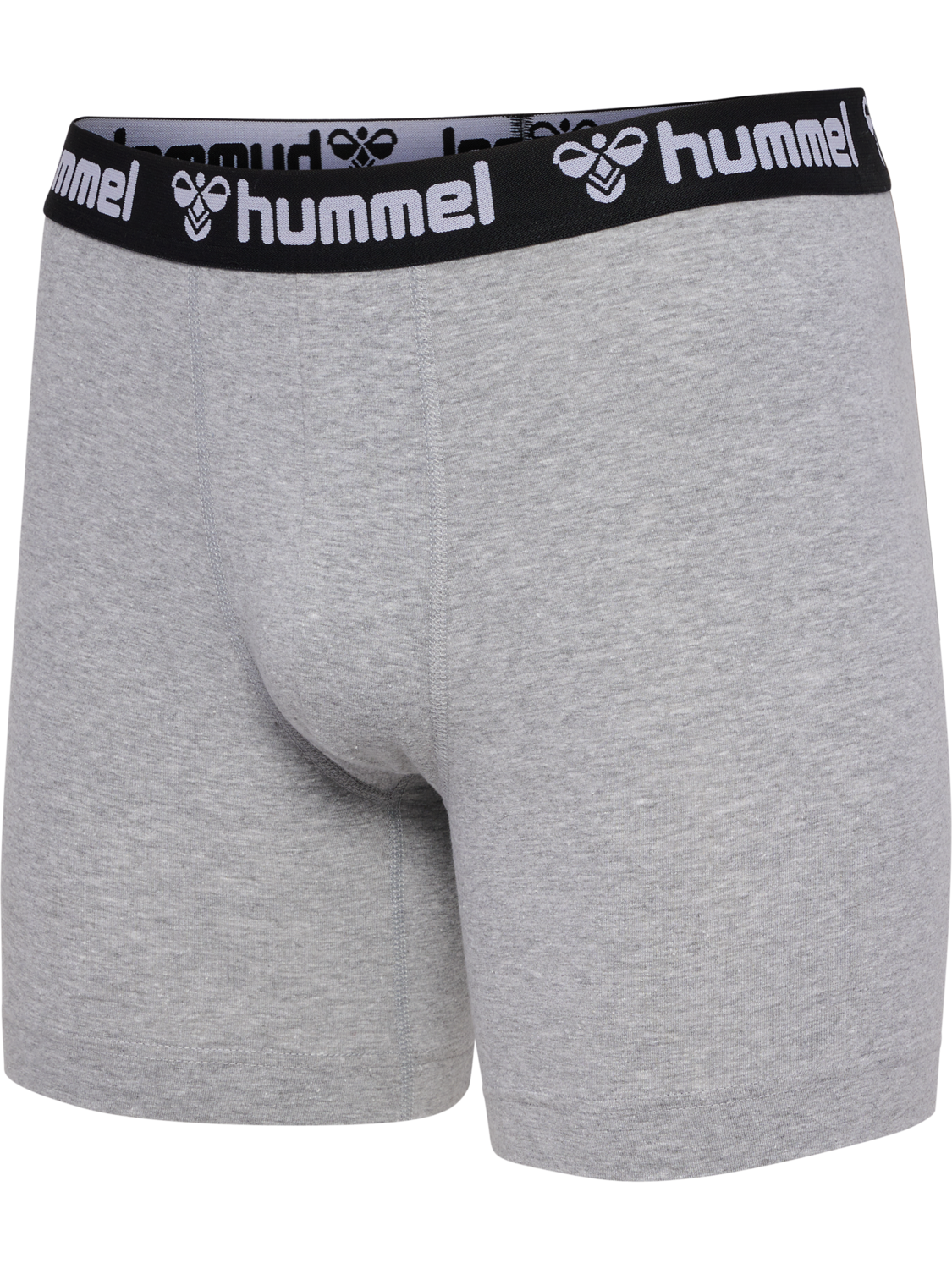 hmlBOXERS 2-PACK, GREY MELANGE, packshot