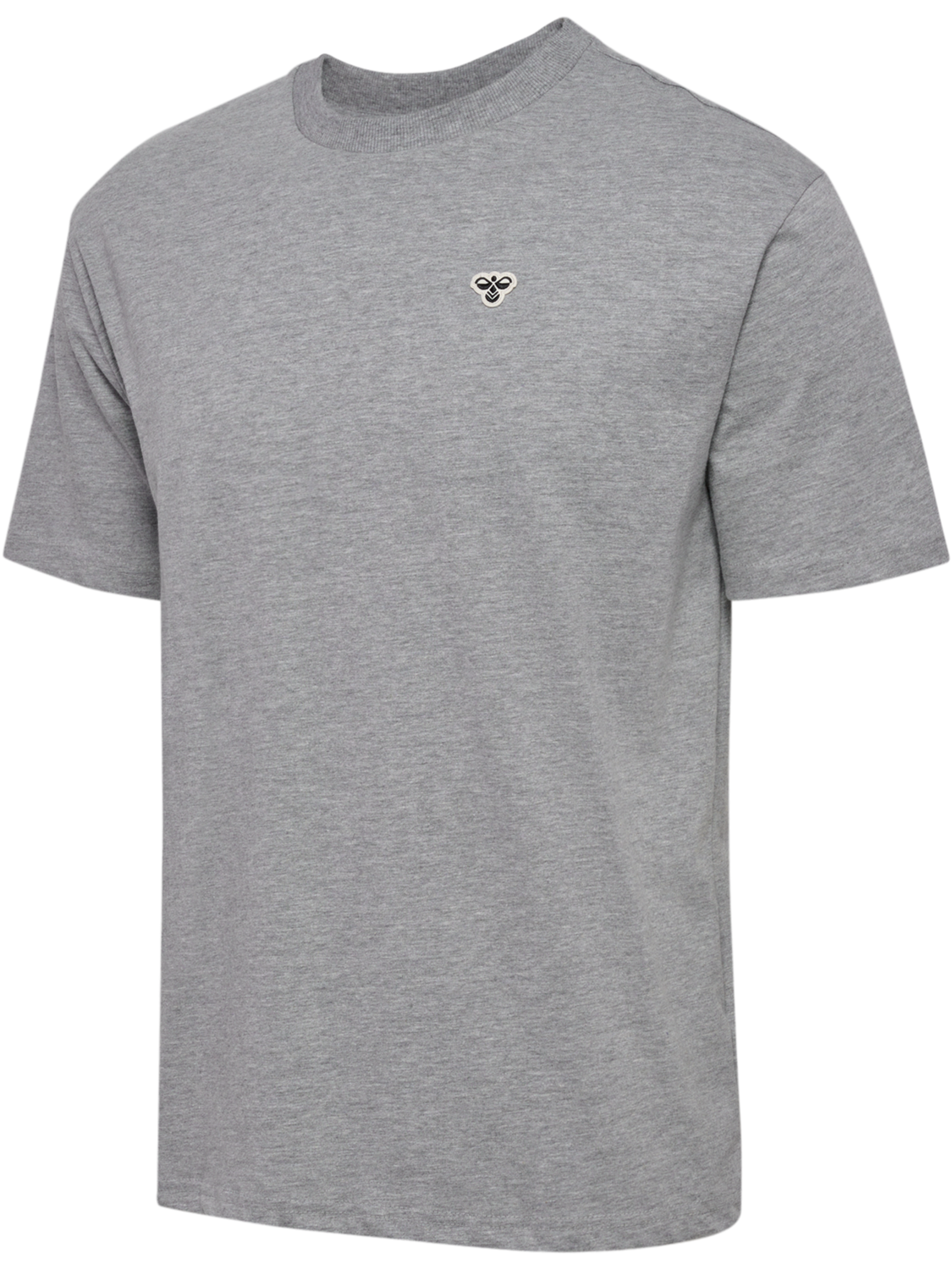 hmlLOOSE T-SHIRT BEE S/S, GREY MELANGE, packshot