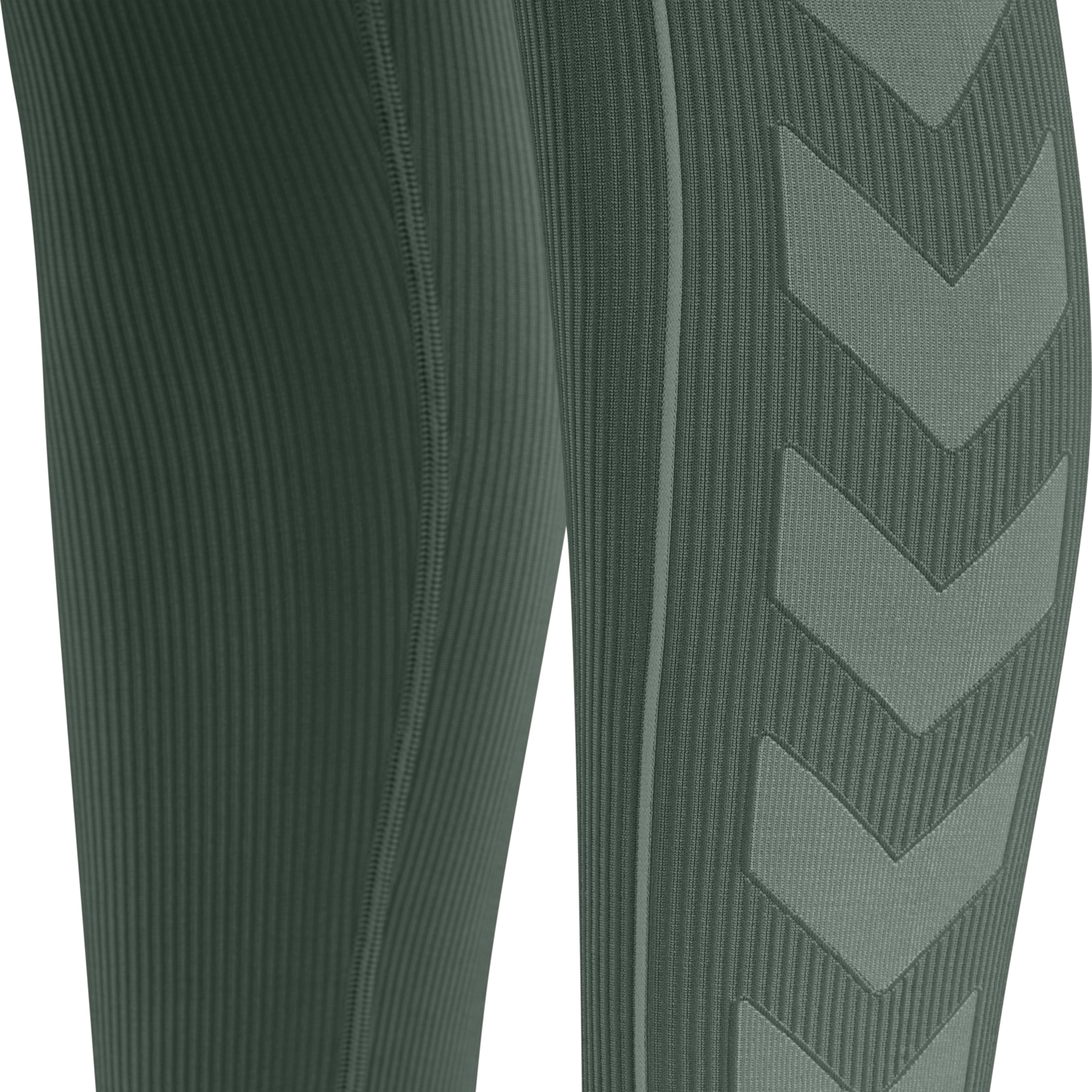 hmlTE CHRISTEL SEAMLESS MW TIGHTS, LILY PAD/ LAUREL WREATH MELANGE, packshot