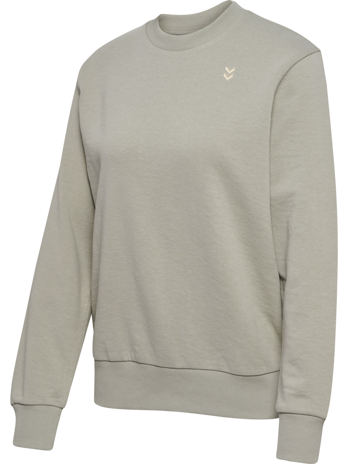 hmlPULSE W SWEAT CREWNECK, SEAGRASS, packshot