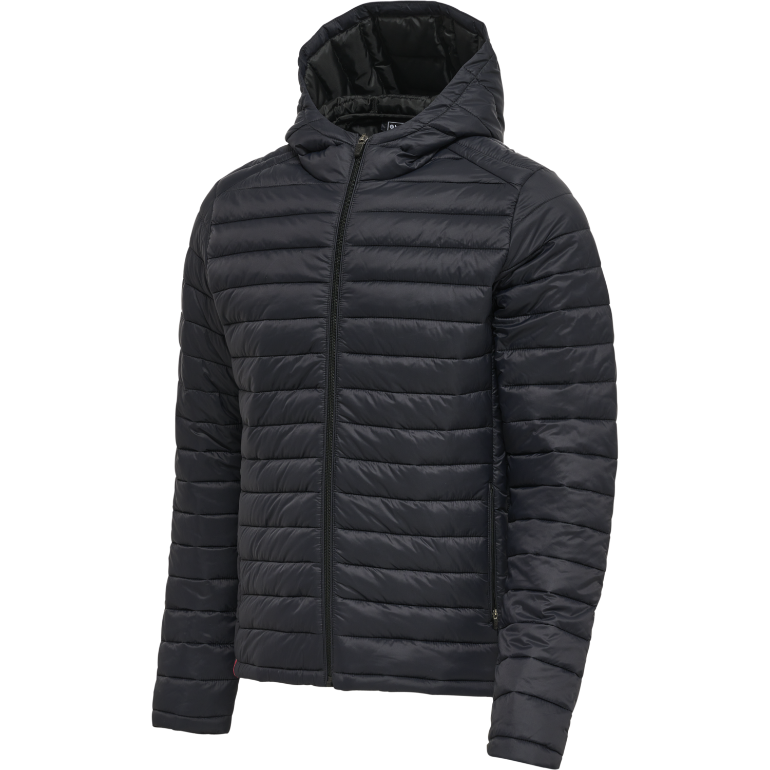 hmlRED QUILTED HOOD JACKET, BLACK, packshot