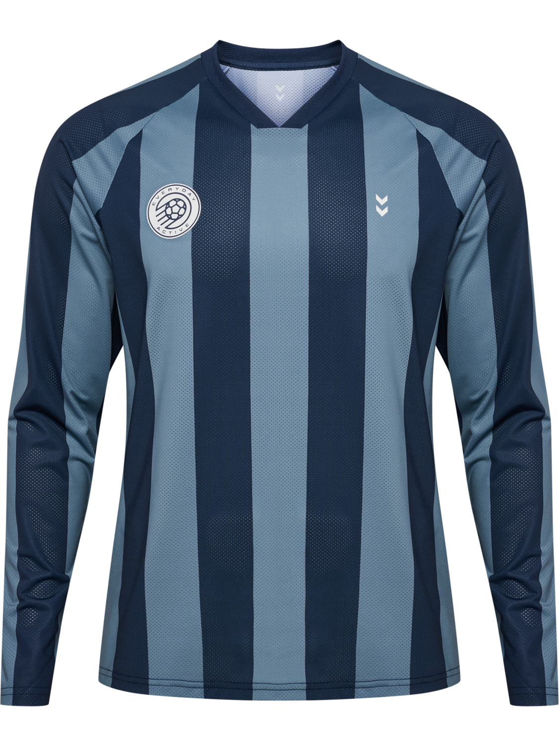 hmlPULSE MESH T-SHIRT L/S, BLUE MIRAGE/DRESS BLUE, packshot