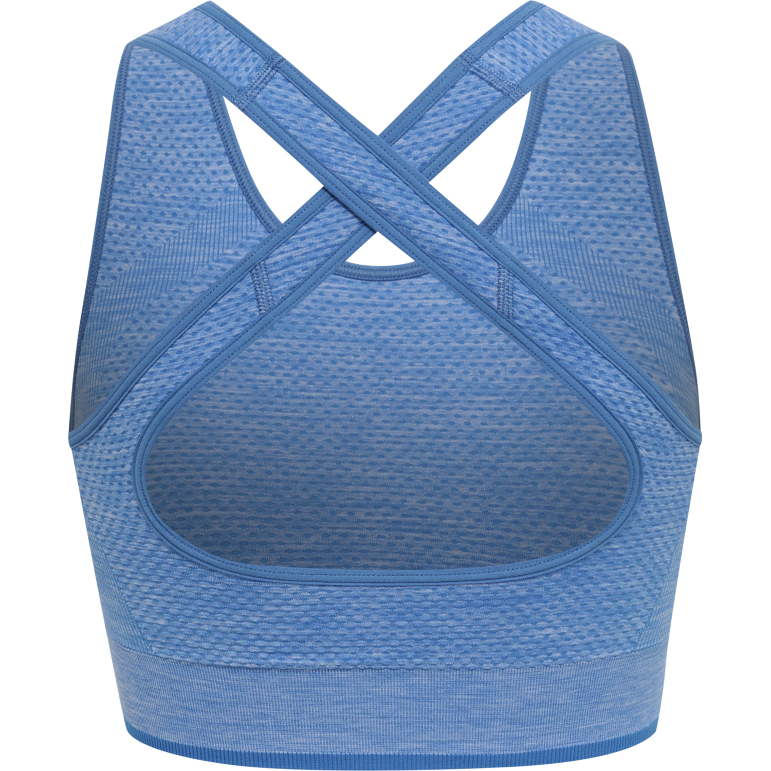 hmlMT UNA SEAMLESS SPORTS TOP, MARINA MELANGE, packshot