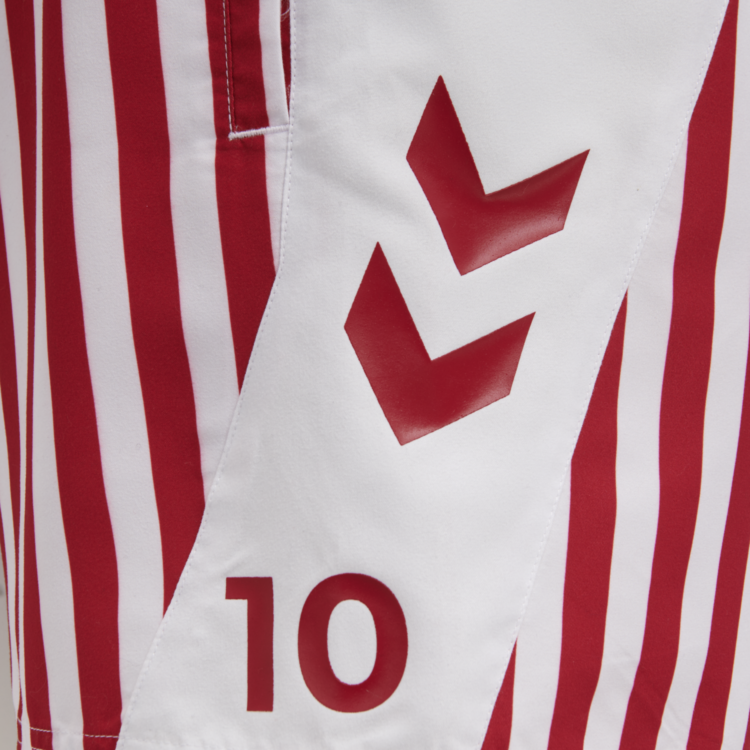 DBU FAN 2020 SWIM SHORTS, TANGO RED, packshot