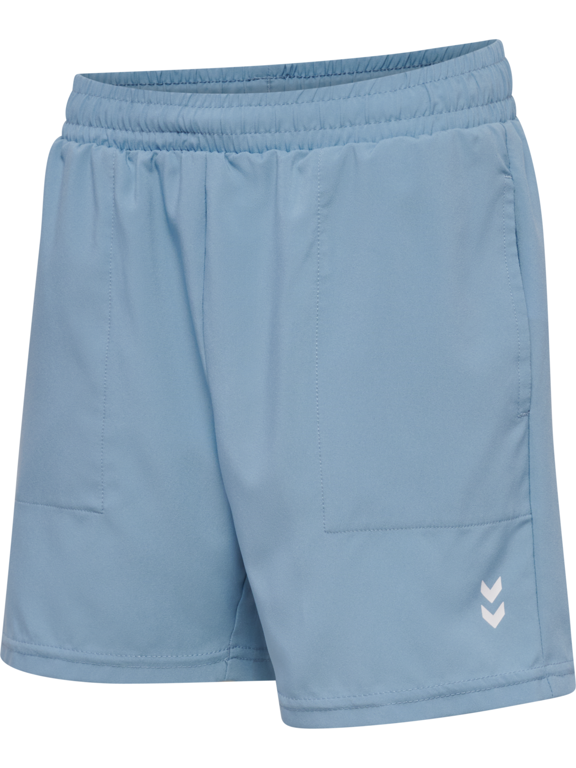 hmlJR PULSE WORKOUT SHORTS, FADED DENIM, packshot