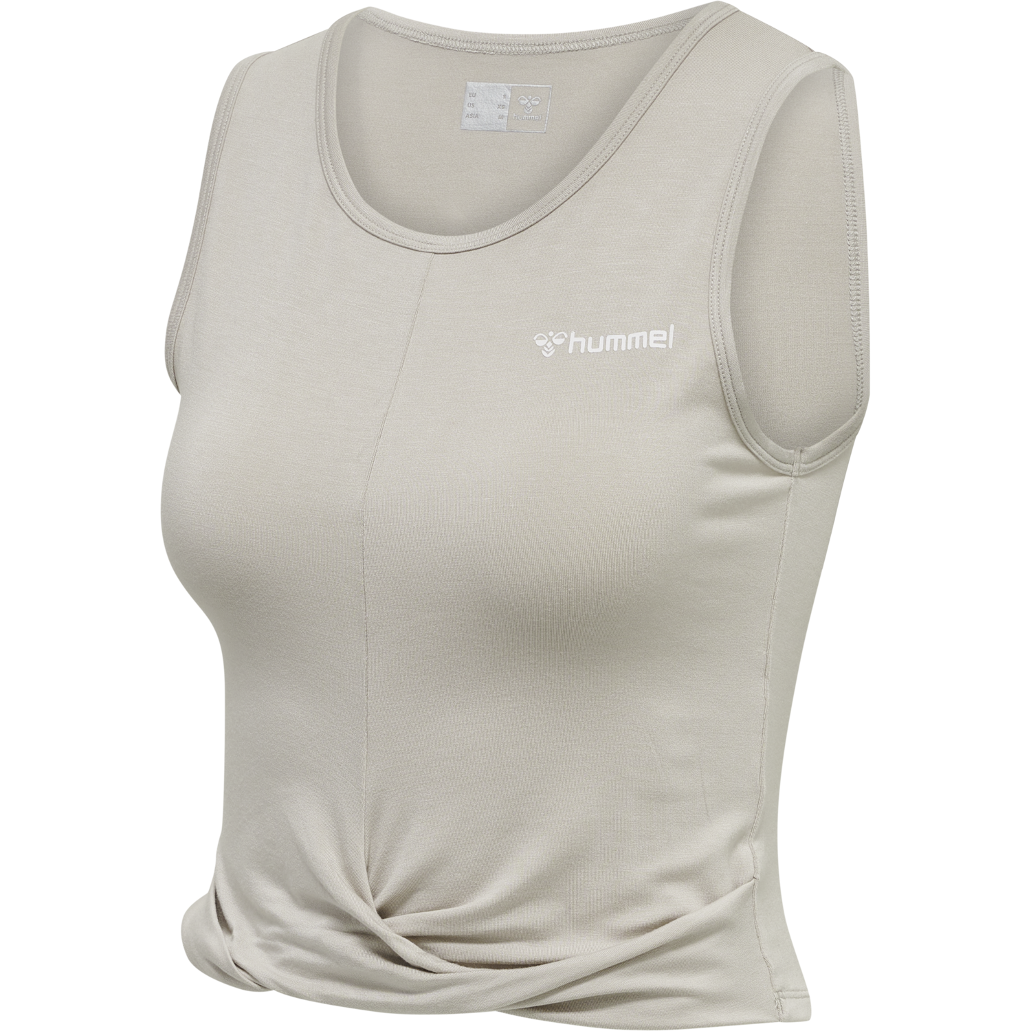 hmlMT FIONA TOP, CHATEAU GRAY, packshot