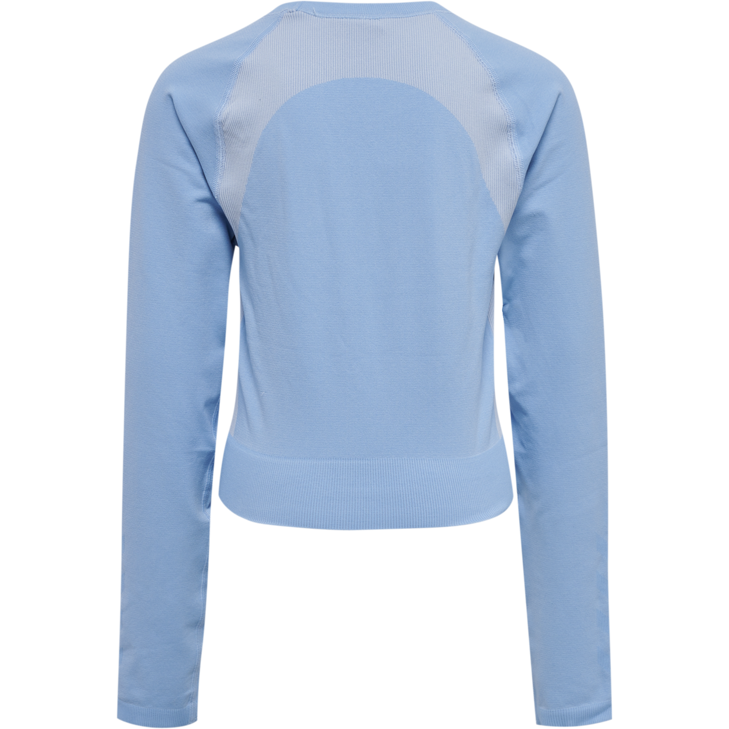 hmlSI SEAMLESS CROPTOP L/S, BEL AIR BLUE, packshot