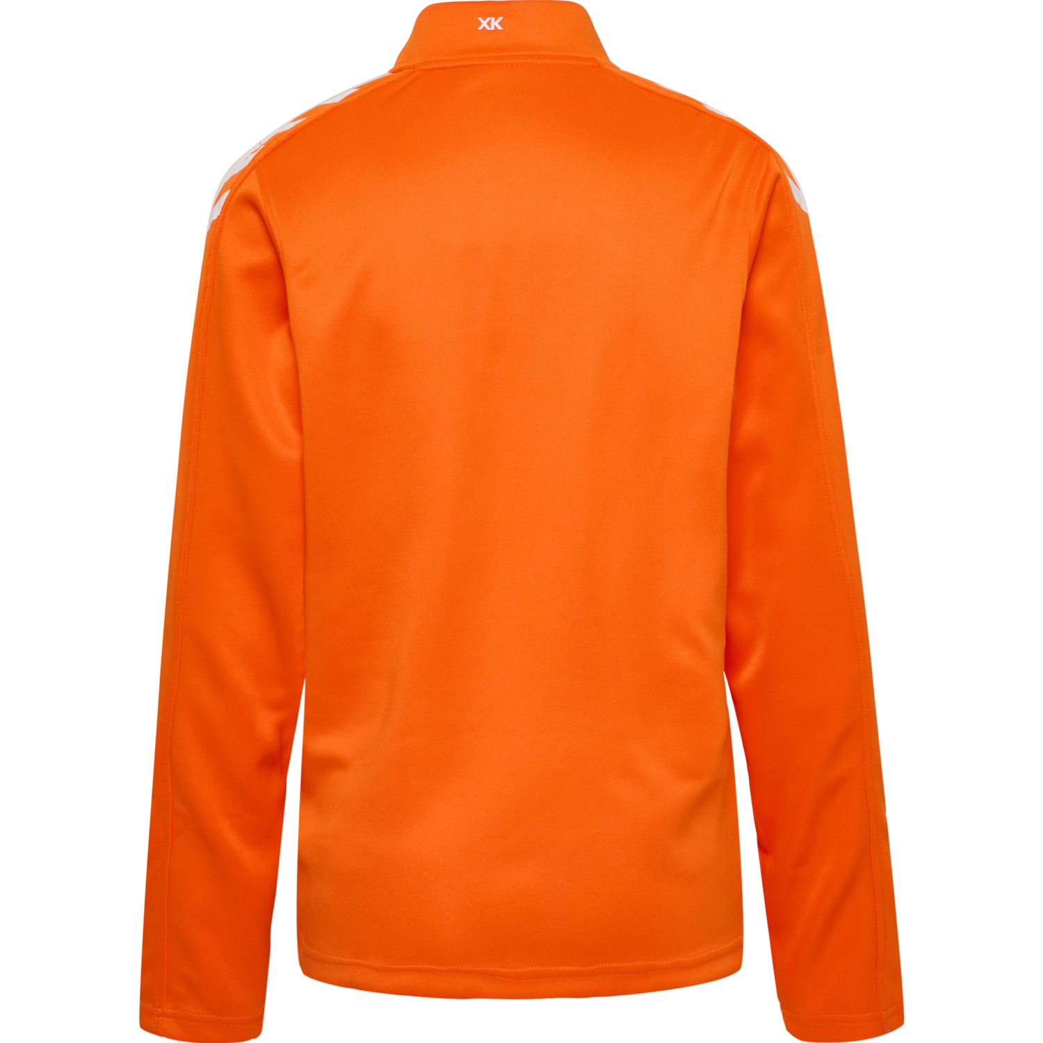 hmlCORE XK POLY ZIP SWEAT WOMAN, ORANGE TIGER, packshot