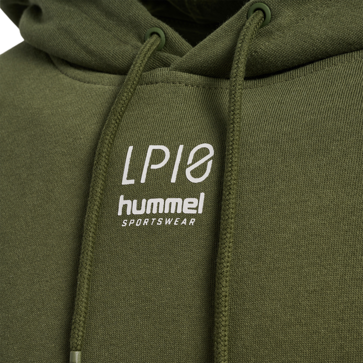 hmlLP10 BOXY SWEAT HOODIE, IVY GREEN, packshot
