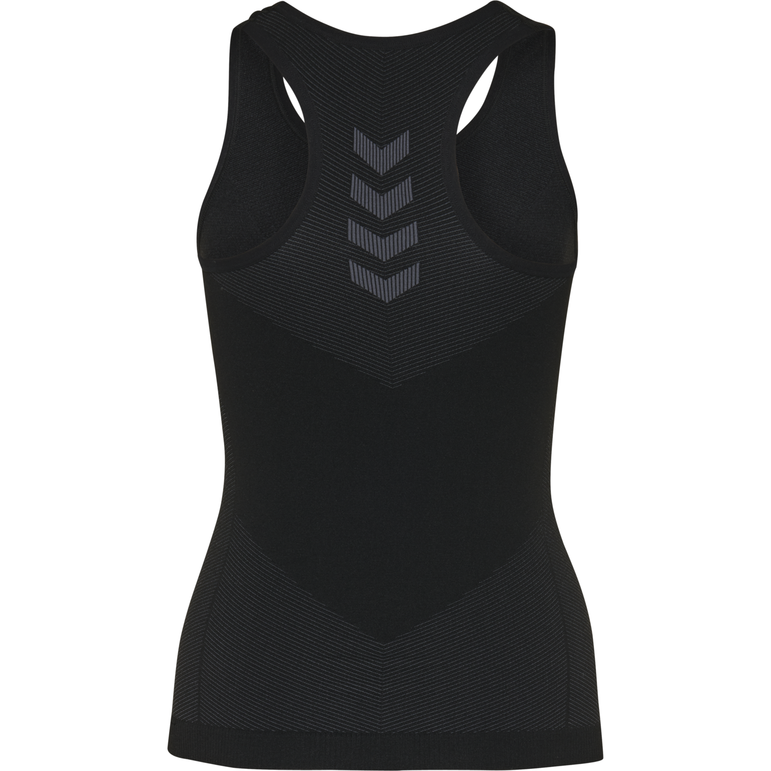 HUMMEL FIRST SEAMLESS TANK TOP W, BLACK, packshot