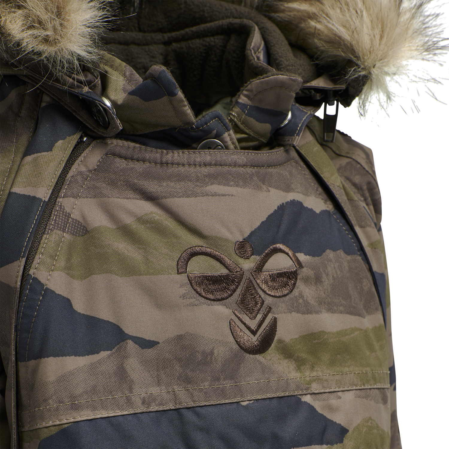 hmlMOON SNOWSUIT, CHOCOLATE CHIP/AFTER DARK, packshot