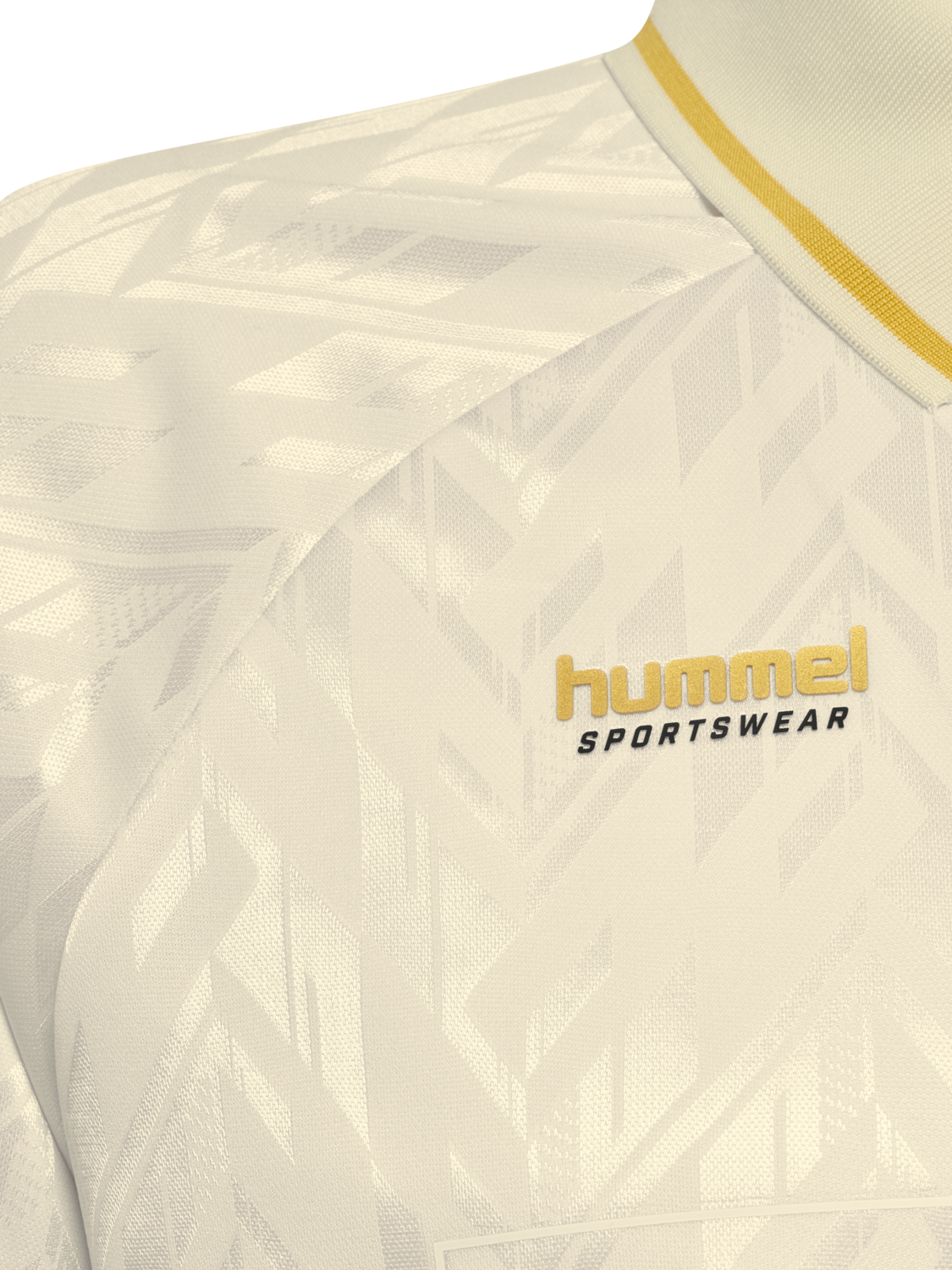 hmlLOOSE BAY SOCCER JERSEY S/S, BLANC DE BLANC, packshot