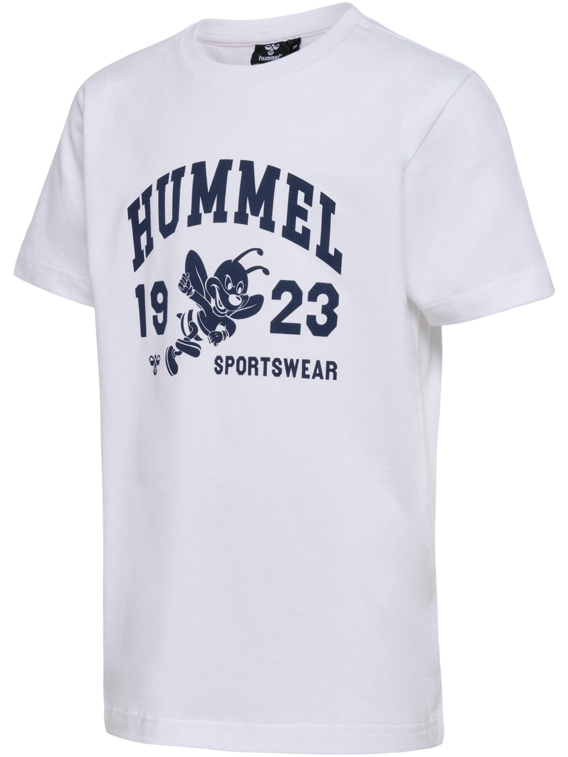 hmlPRINT T-SHIRT S/S, BRIGHT WHITE, packshot