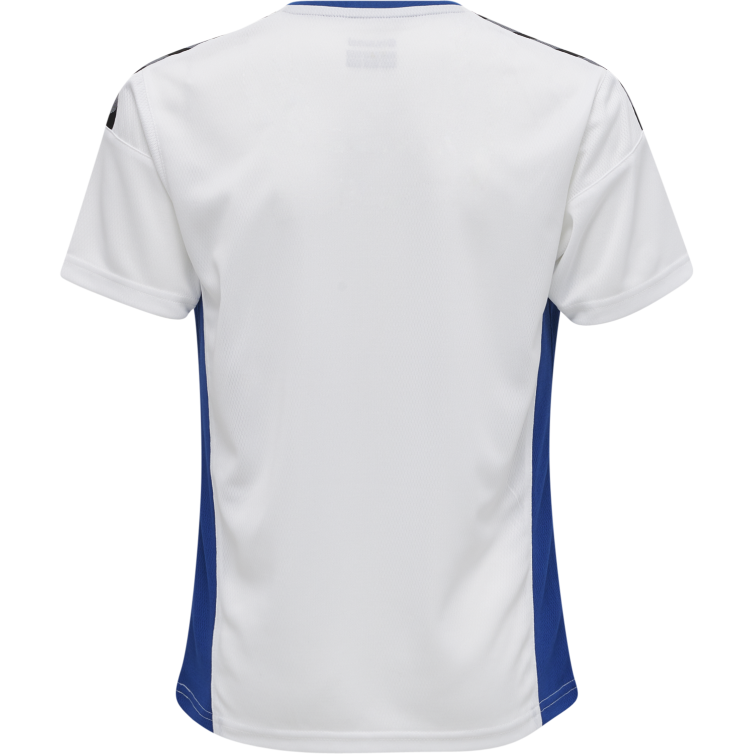 hmlAUTHENTIC KIDS POLY JERSEY S/S, WHITE/TRUE BLUE, packshot