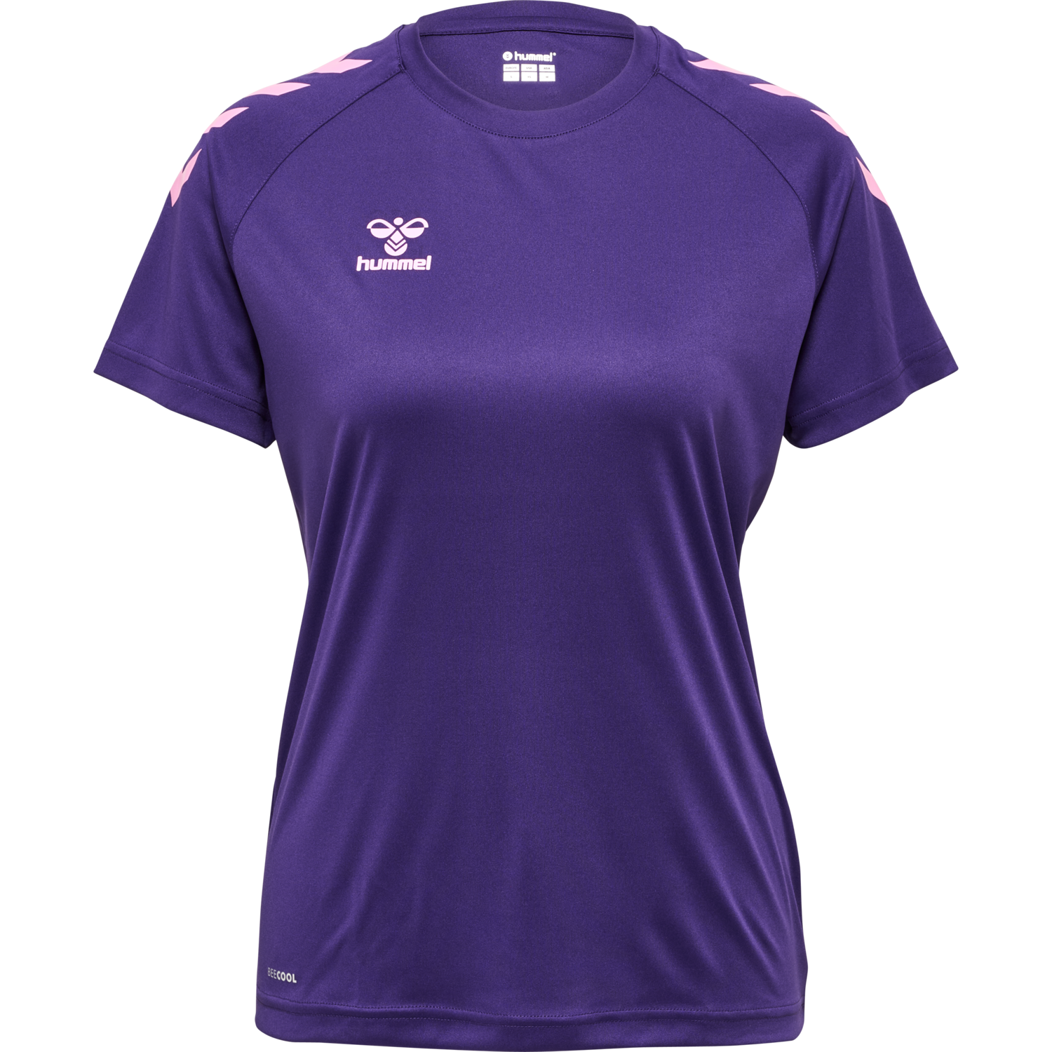 hmlCORE XK CORE POLY TEE  S/S WOMAN, ACAI, packshot