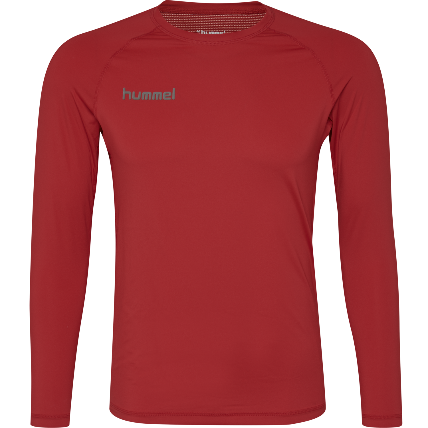 HUMMEL FIRST PERFORMANCE JERSEY L/S, TRUE RED, packshot