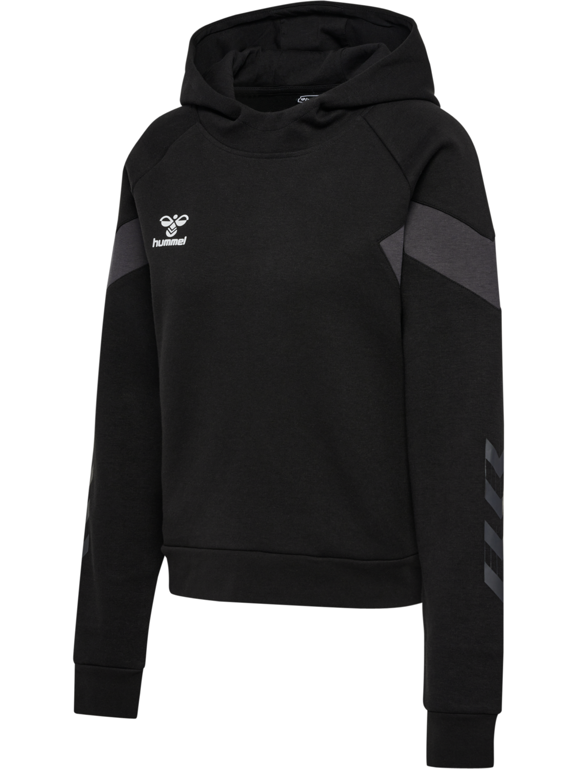 hmlTRAVEL SWEAT HOODIE WOMAN, BLACK, packshot