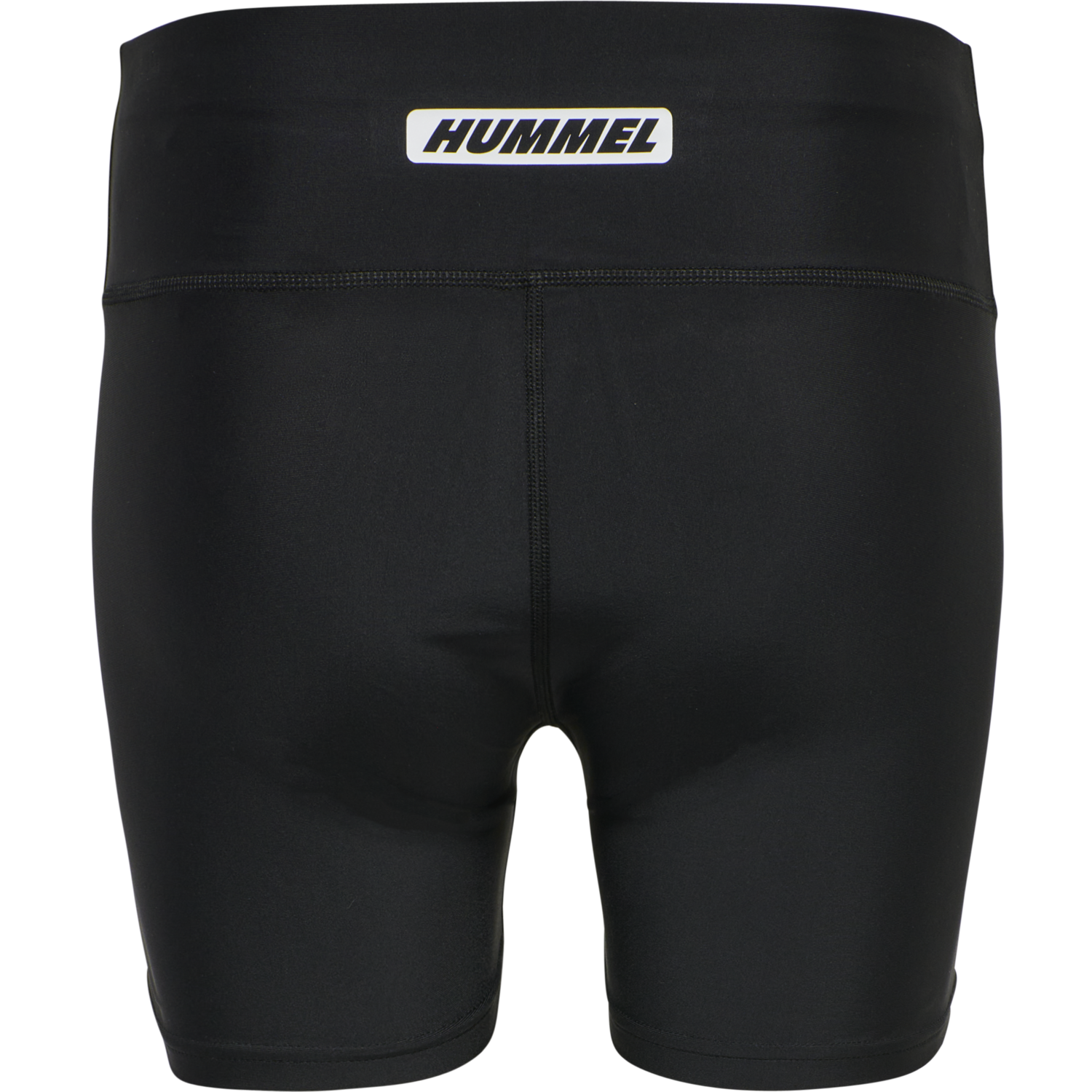 hmlTE TOLA HW TIGHT SHORTS, BLACK, packshot
